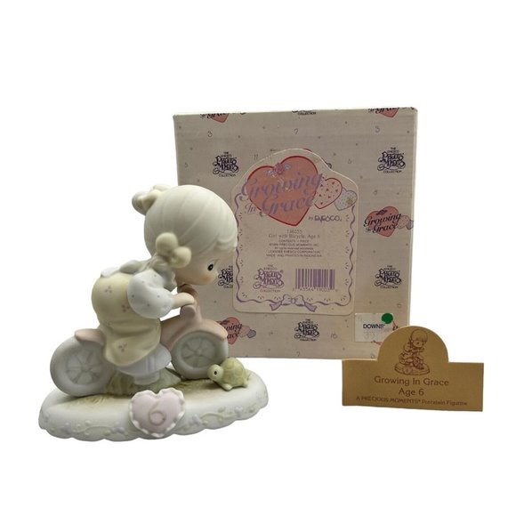 Precious Moments by Enesco Collector Growing in Grace Age 6 Birthday  136255 - Picture 2 of 12